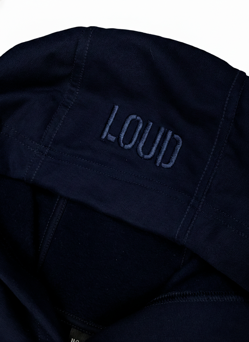 Poleron Basico LOUD Azul Marino