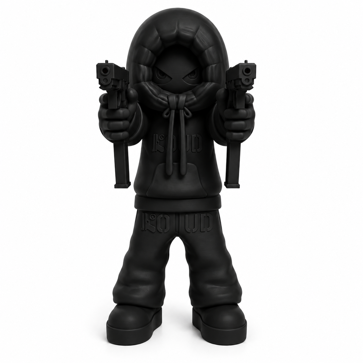 LOUD ART TOY 1.0 IMPRESO 3D BLACK