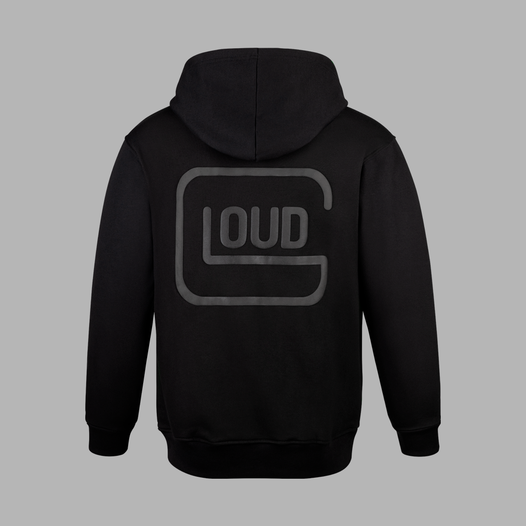 Poleron Loud Glock color negro negro