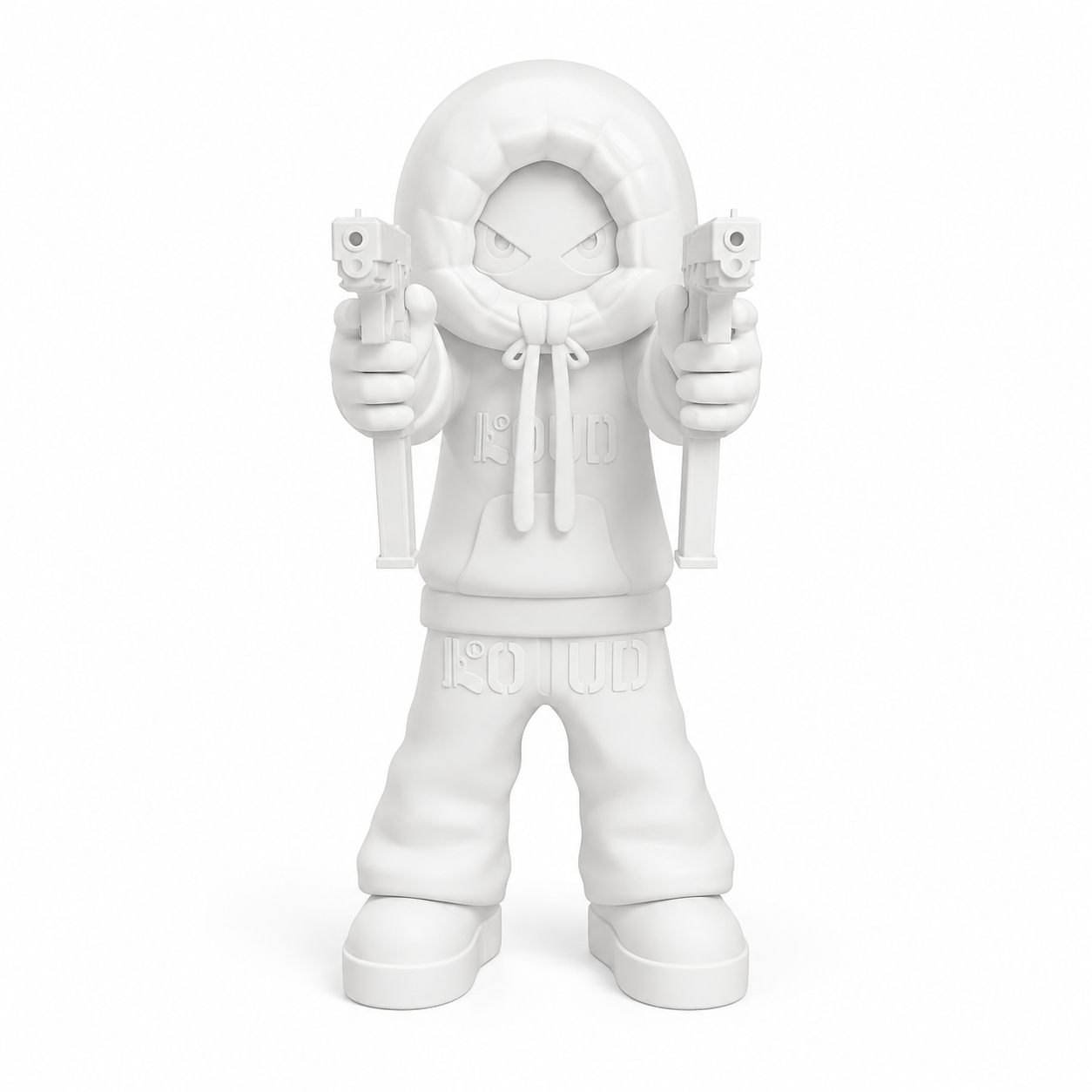 LOUD ART TOY 1.0 IMPRESO 3D WHITE