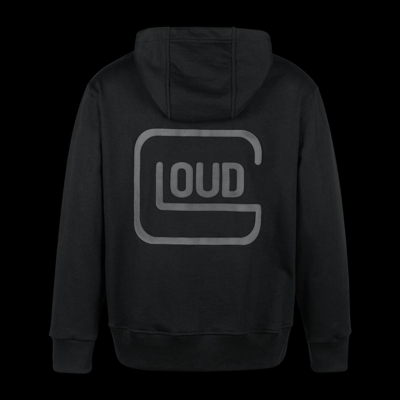 Poleron Loud Glock color negro negro
