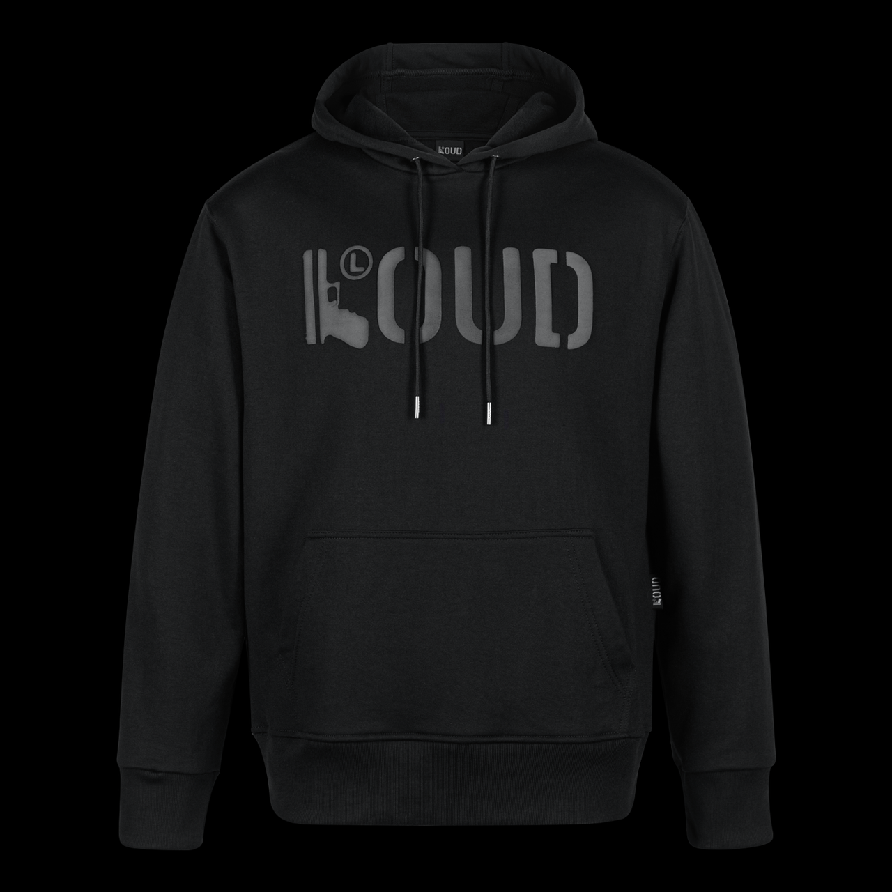 Poleron Loud Glock color negro negro