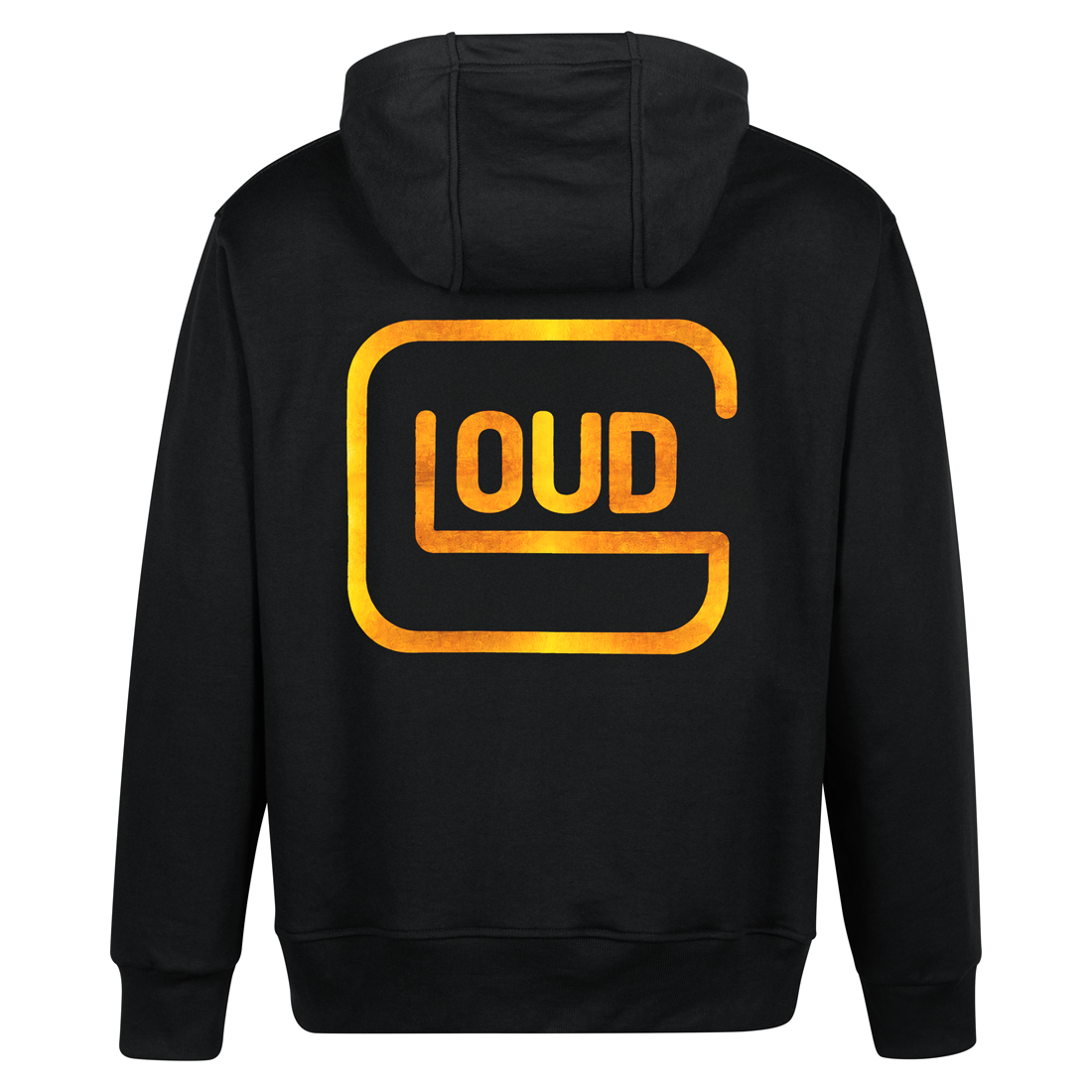 Poleron LOUD Negro Dorado