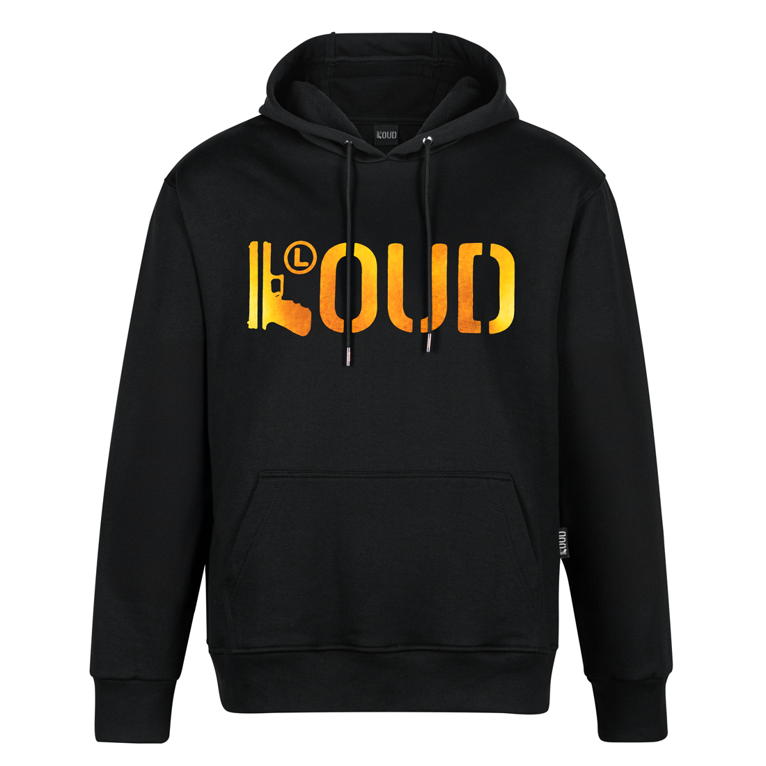 Poleron LOUD Negro Dorado