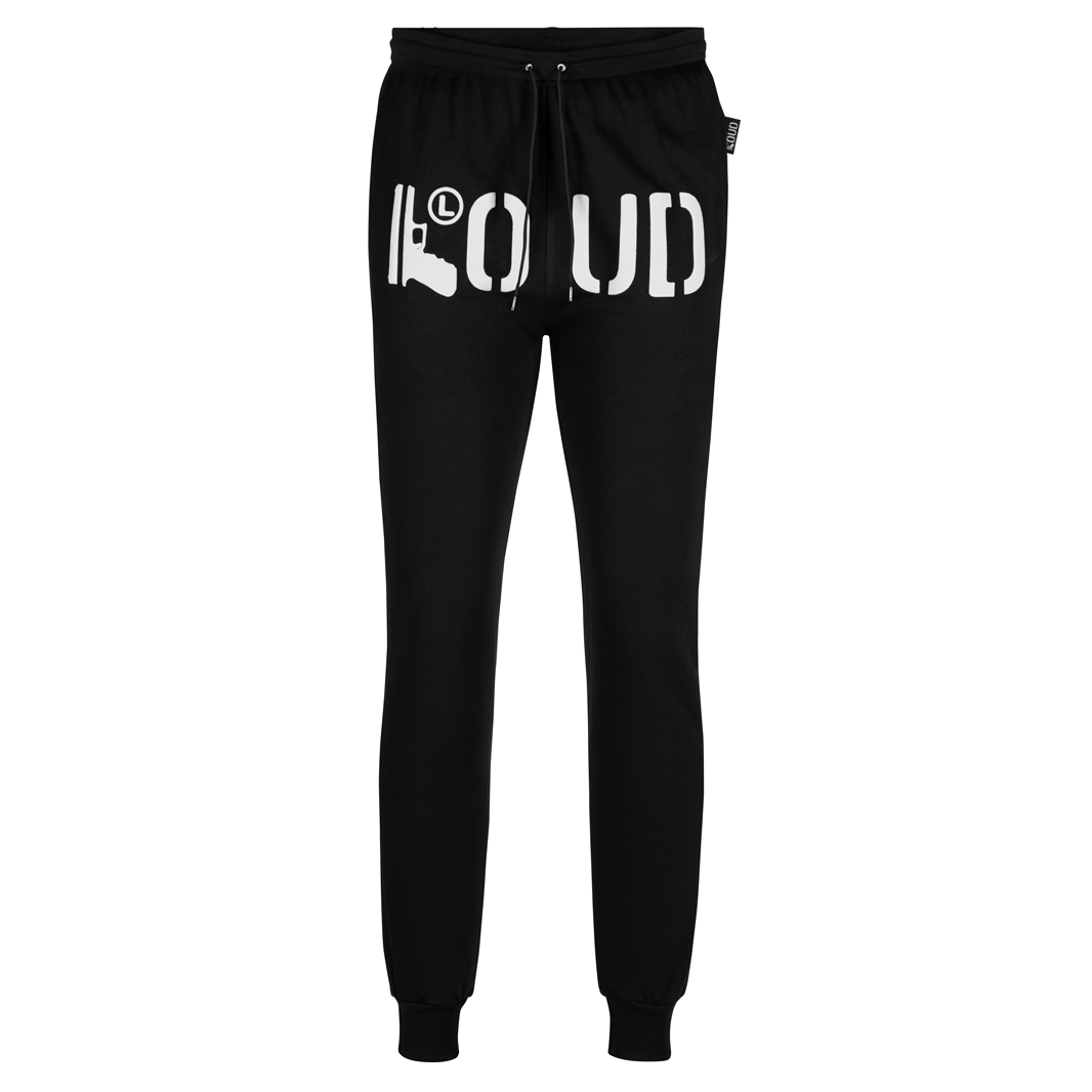 Jogger LOUD Negro Blanco