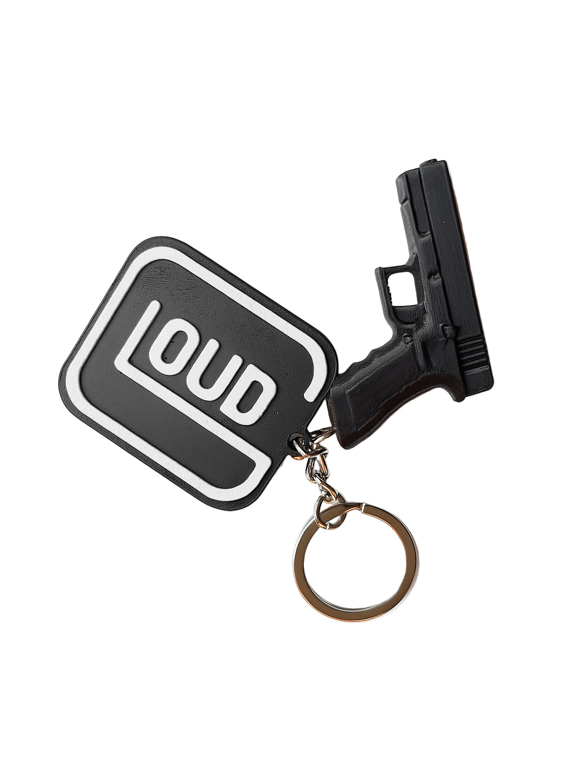 LOUD Llavero blanco