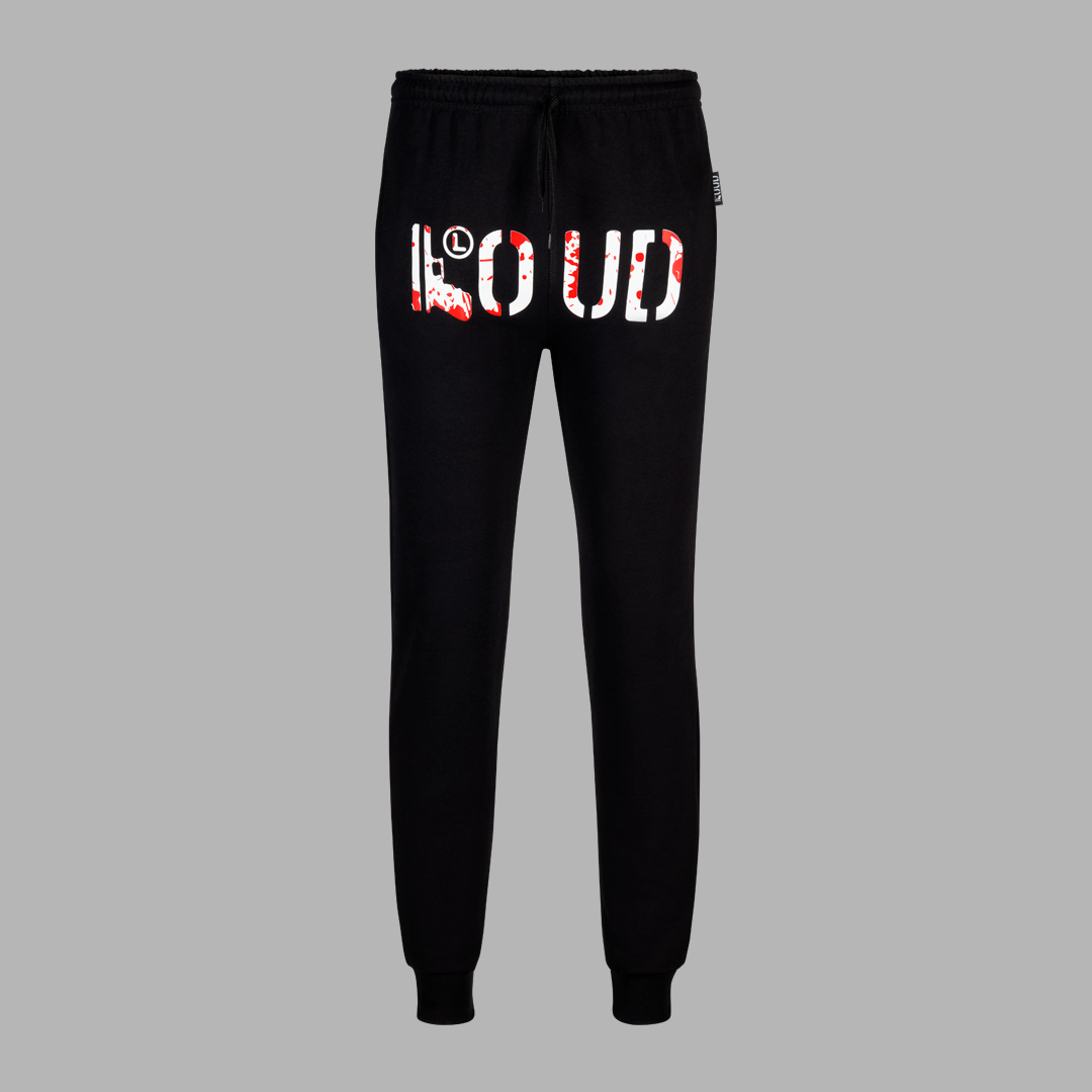 Jogger Loud Glock color negro sangre