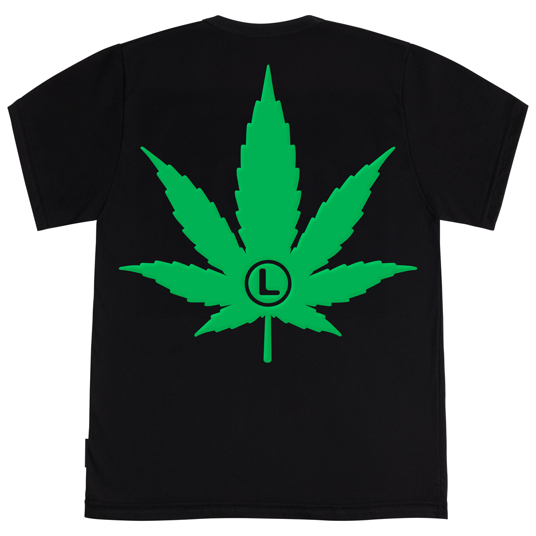 Polera LOUD Negro Verde 4:20