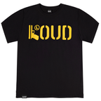 Polera LOUD Negro Amarillo