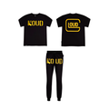 Conjunto LOUD Polera + Jogger Negro Amarillo