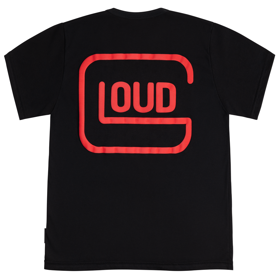 Polera LOUD Negro Rojo