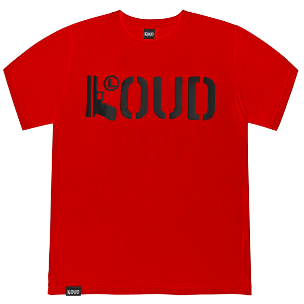 Polera LOUD Rojo Negro