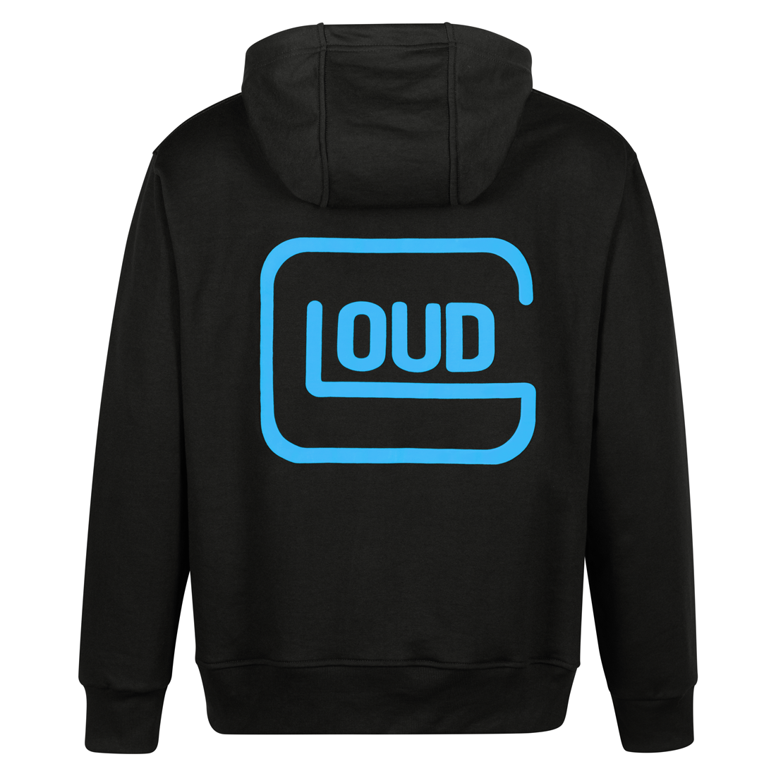 Poleron LOUD Negro Celeste