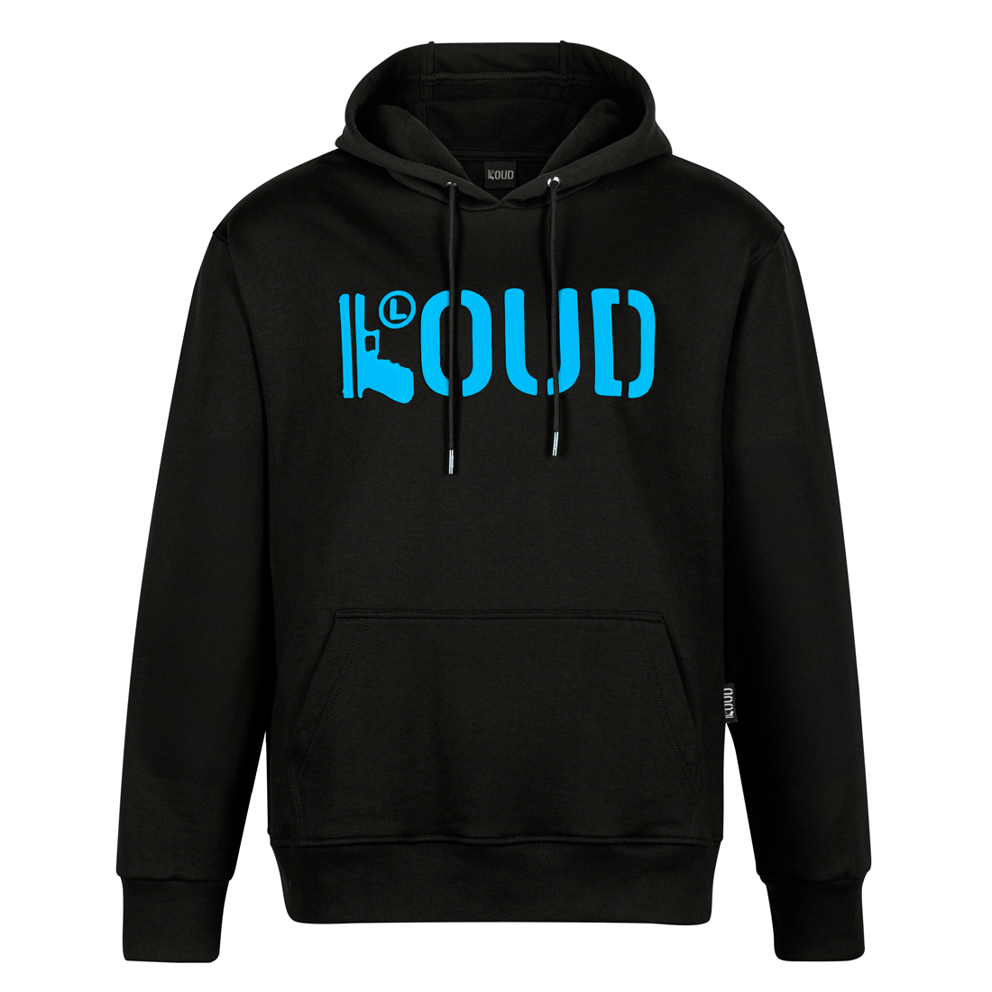 Poleron LOUD Negro Celeste