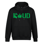 Poleron LOUD Negro Verde 4:20
