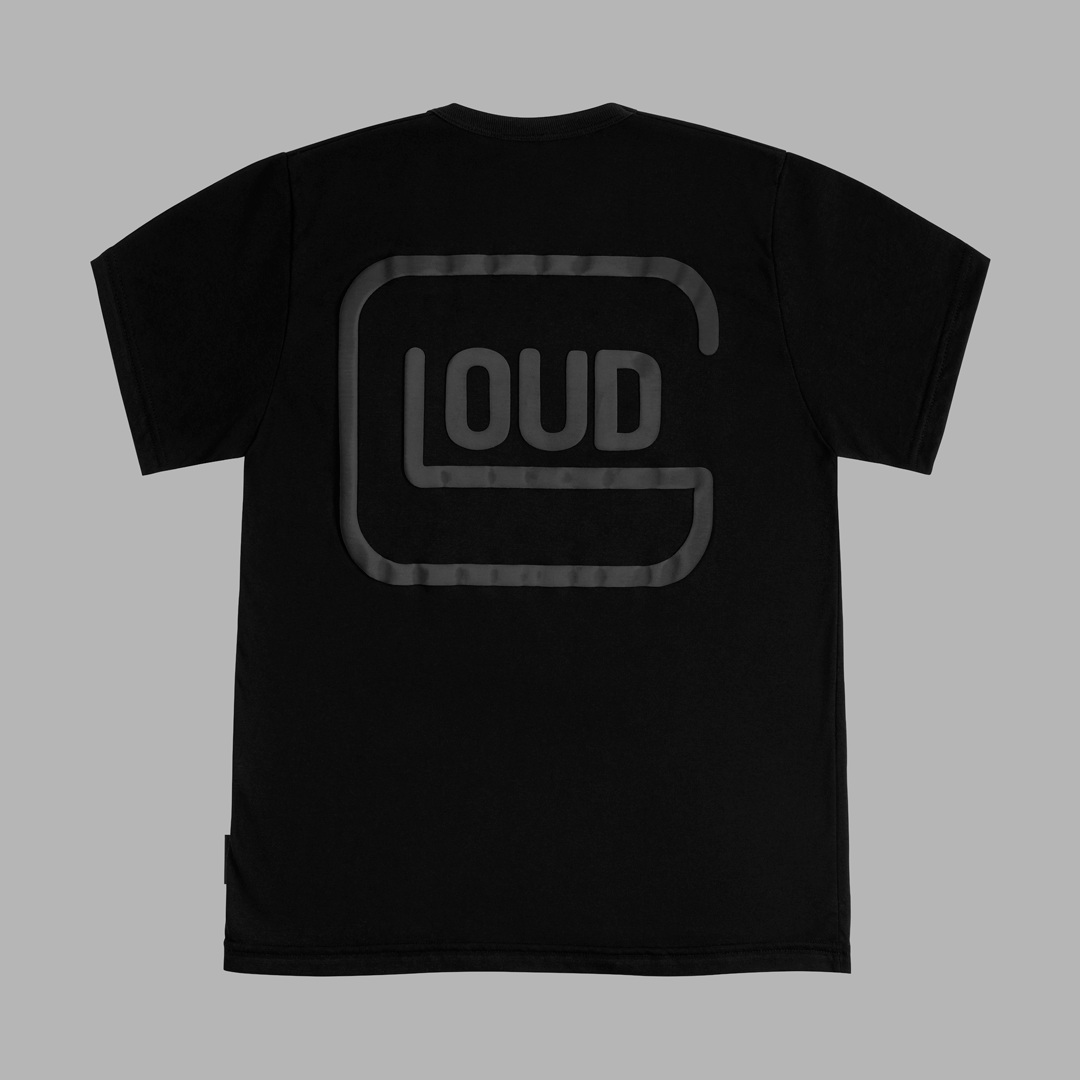 Polera Loud Glock color negro negro